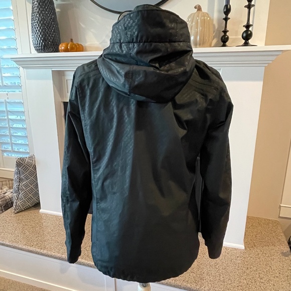 Columbia Black/Red 3-in-1 Coat Jacket Omni-Tech Waterproof Interchange Small SKI - Picture 9 of 12